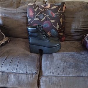 Black Platform Boots